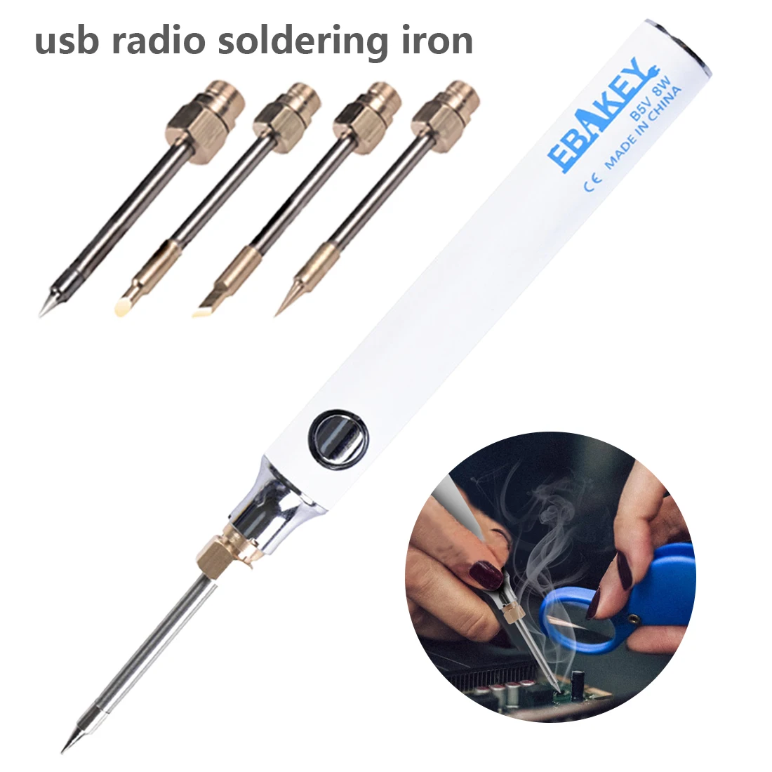 

Электрический паяльник с USB-портом, 5 В, 8 Вт