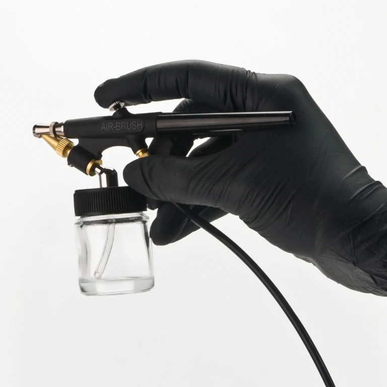 Colopaint экономичное одиночное действие 0 8 мм Аэрограф внешняя смесь сифон подача AB