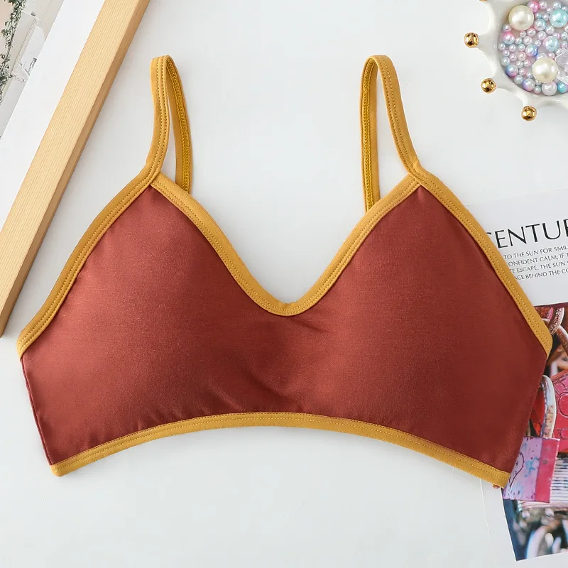 

Bottoms of undergarments for breasts for women, straps with elastic straps for women, sports bras with color trimming TB1006