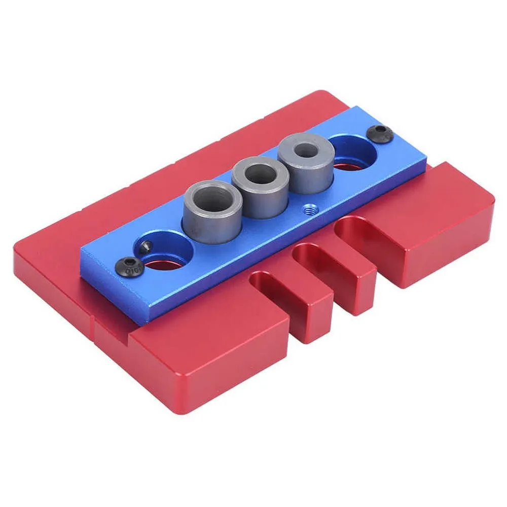 

New Arrived 08640 Woodworking Punch Locator DIY Hardware Tools for Woodworking Drill Bit Hole Puncher Locator Jig Dowel Jig