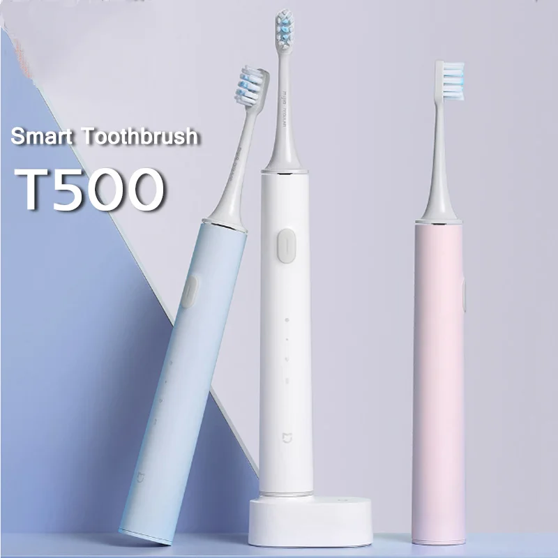 

Зубная щетка XIAOMI T500 MIJIA электрическая Ультразвуковая для отбеливания и гигиены полости рта