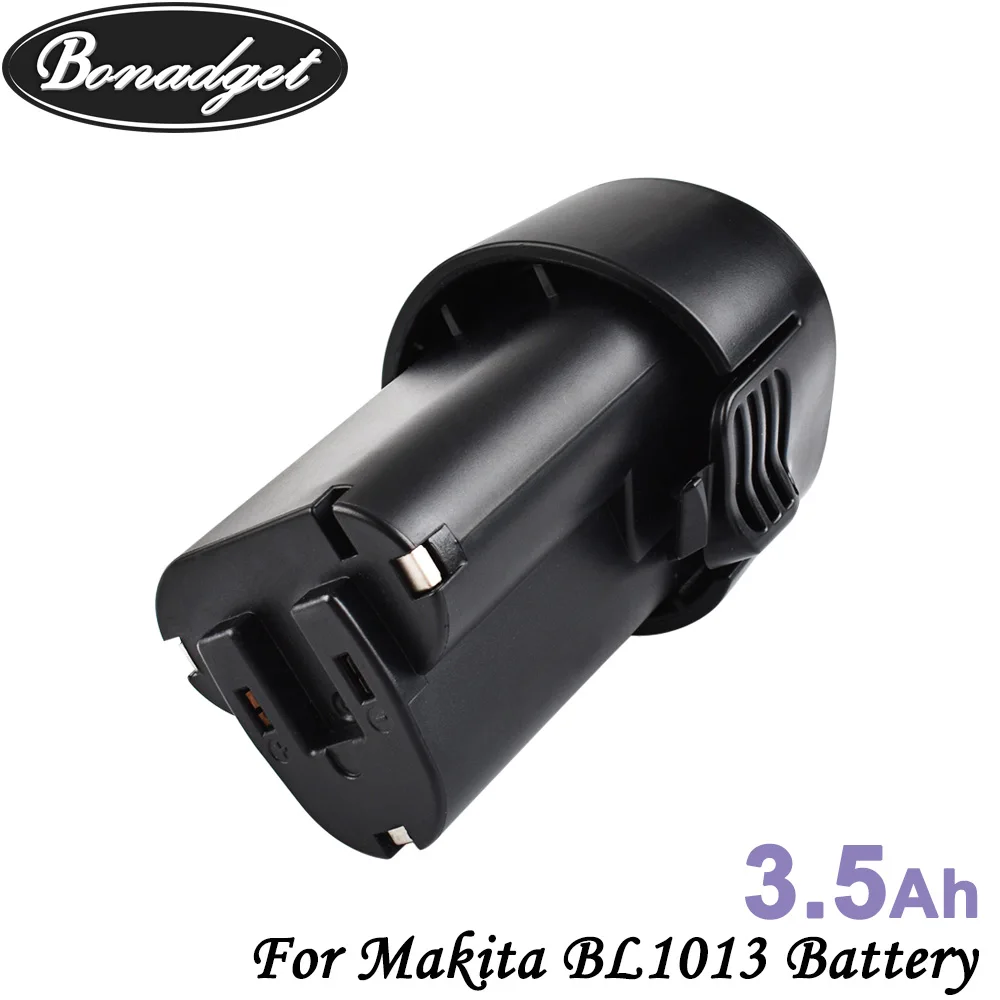 Литий ионный аккумулятор Bonadget 3500Ah 10 8 V BL1013 для Makita BL1014 BL 1013 1014 LCT203W 194550 6 194551 4 195332 9