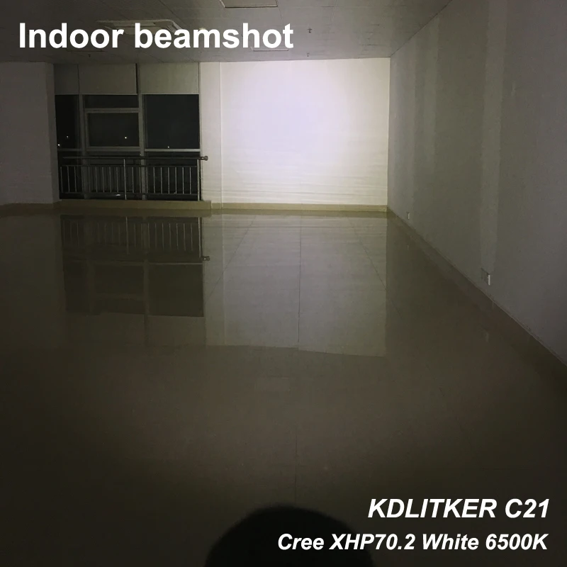 Светодиодный фонарик KDLITKER C21 Cree XHP70.2 3600 люмен 5 режимов черный (1x21700)|Фонарики и