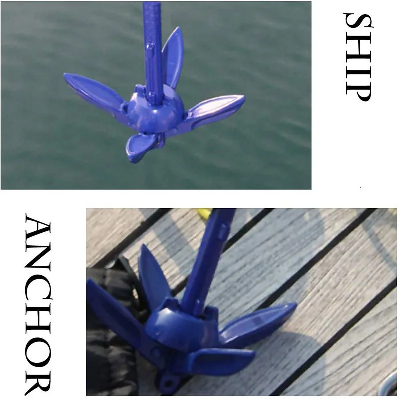 Folding Anchor Fishing Accessories Aluminum Boat For Canoe Kayak Marine Sailboat Watercraft | Спорт и развлечения