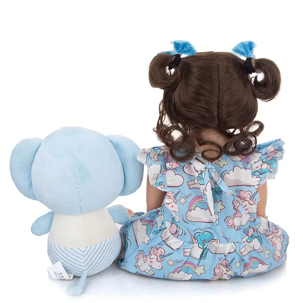 KEIUM 55 см Силиконовые всего тела Reborn Детские куклы Реалистичная Boneca живой Bebe для