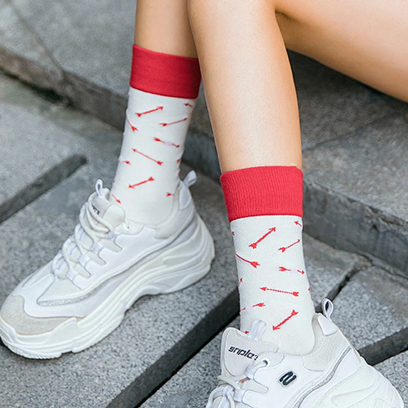 1 пара Детские хлопковые носки с мультяшным принтом|Носки для ног| |