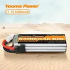 Литий-полимерный аккумулятор Youme 3S 6500 мАч 11,1 В 60C T XT60 Deans EC5 XT90 EC3 для TRX X-Maxx 110, монстр-Кар, Радиоуправляемый вертолет, Дрон, лодка