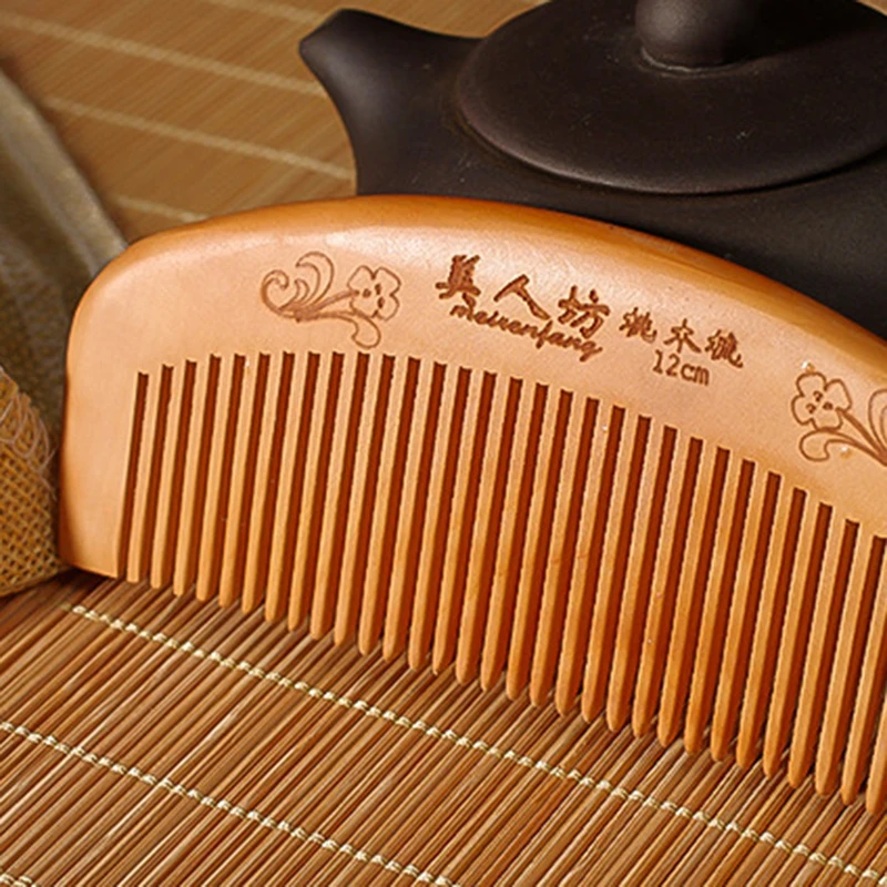 

Wooden Hair Comb Curly Wide Toothed Comb Anti-Static Hair Brush Sandalwood Comb Hair Styling Tool