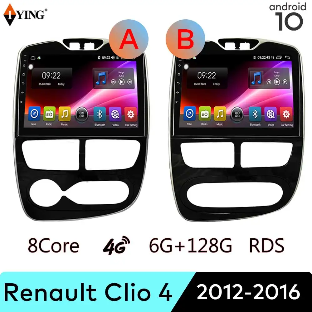 Автомагнитола IYING для Renault Clio III IV 2012 2016 мультимедийный видеоплеер с GPS навигацией