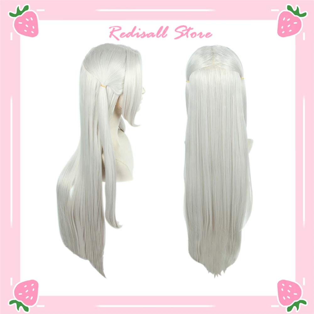 

Fire Emblem ThreeHouses Edelgard Von Fresberg Wig Cosplay Halloween Synthetic Heat Resistant Role Adult Women Beige Straight