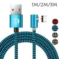 ugi 1m 2m 3m 2 4a usb charging magnetic cable usb c type c charger cord for samsung oneplus xiaomi htc mobile phone accessories