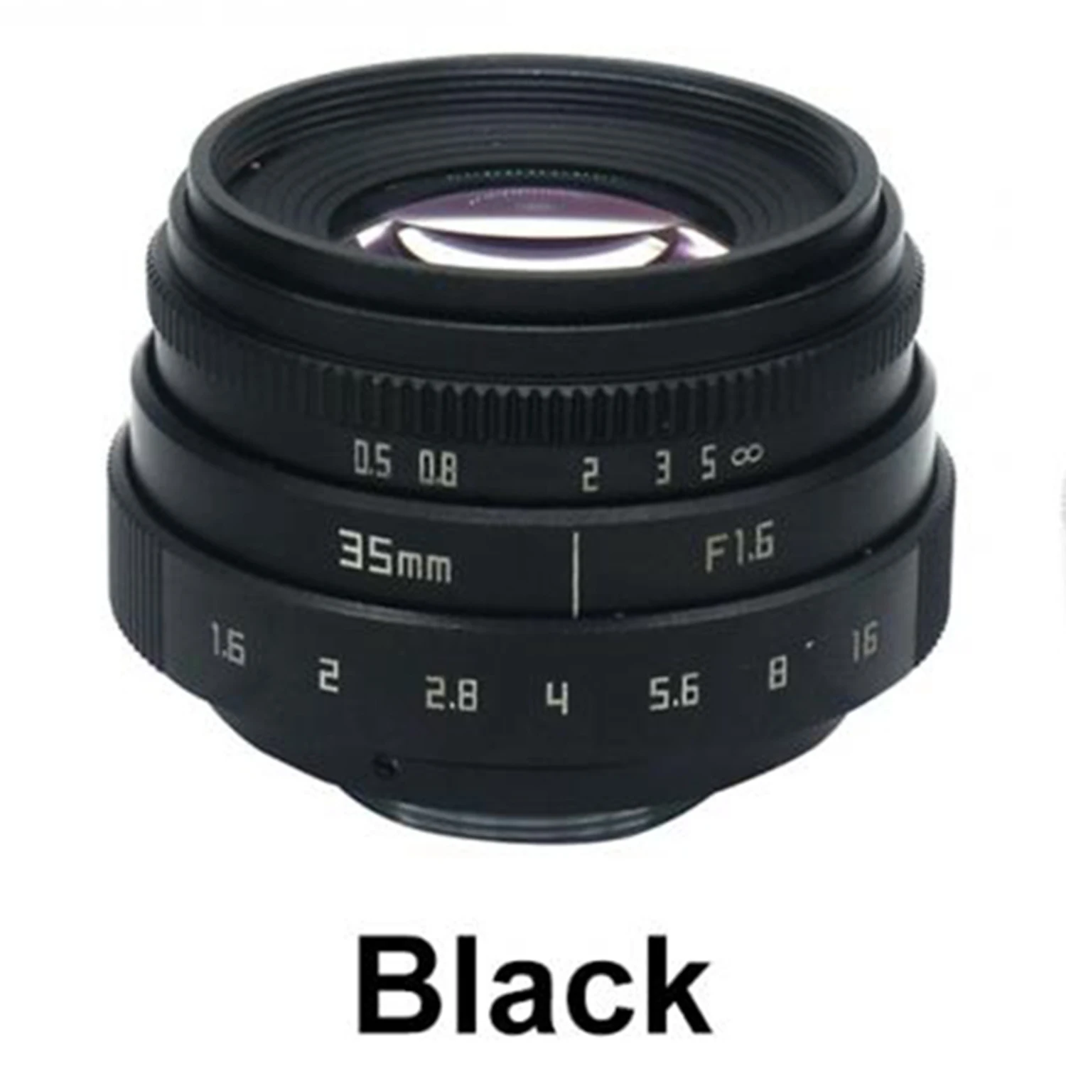 

35mm F1.6 C Mount Camera Lens with Adapter Ring for Sony 7S / 7R / 7 / 6000/ 5100 / 5000 / 3000/ NEX-C3/ NEX-5