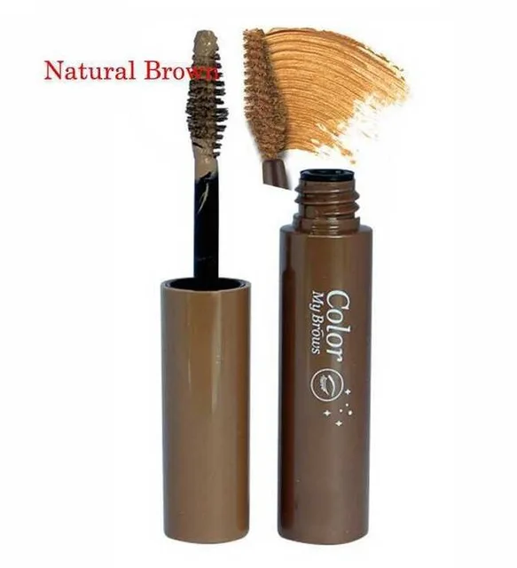 Natural Brown Стойкая Тушь для бровей, 3 цвета, крем для бровей, макияж бровей, темно-коричневый крем-краска, усилитель бровей, косметика - Цвет: Natural Brown