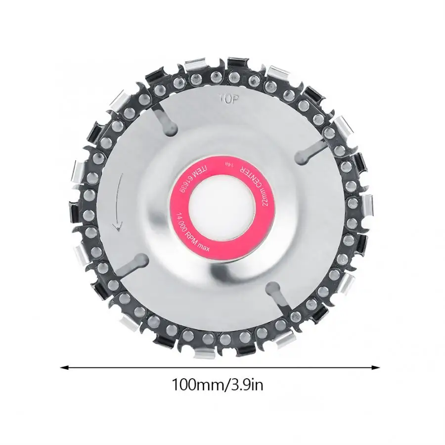 Шлифовальный станок цепное колесо 4 дюймовый шлифовальный цепь диск 22 зуб резьба