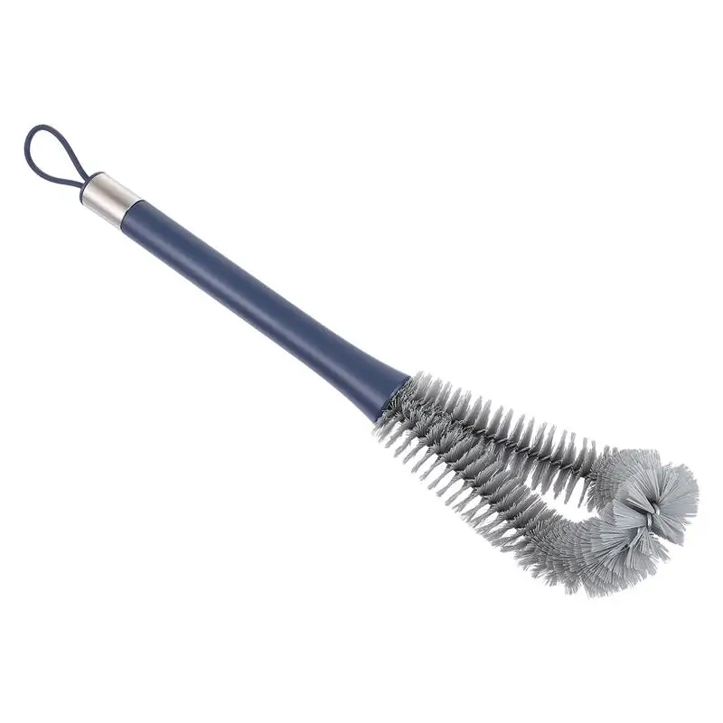 

1pc L-shaped Cup Cleaning Tool Brush Long Handle Brush Glass Bottle Clean Brush
