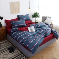 classic bedding set 4pcsset duvet cover set flower bed linen pastoral bed sheet ab side duvet cover
