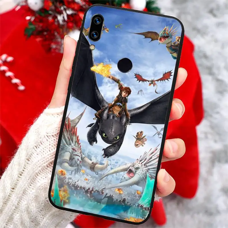 

Toothless How To Train carcasa Phone Case For Xiaomi Redmi note 7 8 9 t k30 max3 9 s 10 pro lite