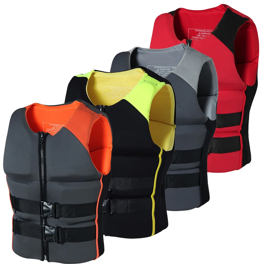 

Water Sports Life Jacket Life-Saving Clothes Buoyancy Vest Motorboat Fishing Surfing Anti-Collision Clothing Swim Vest Neoprene