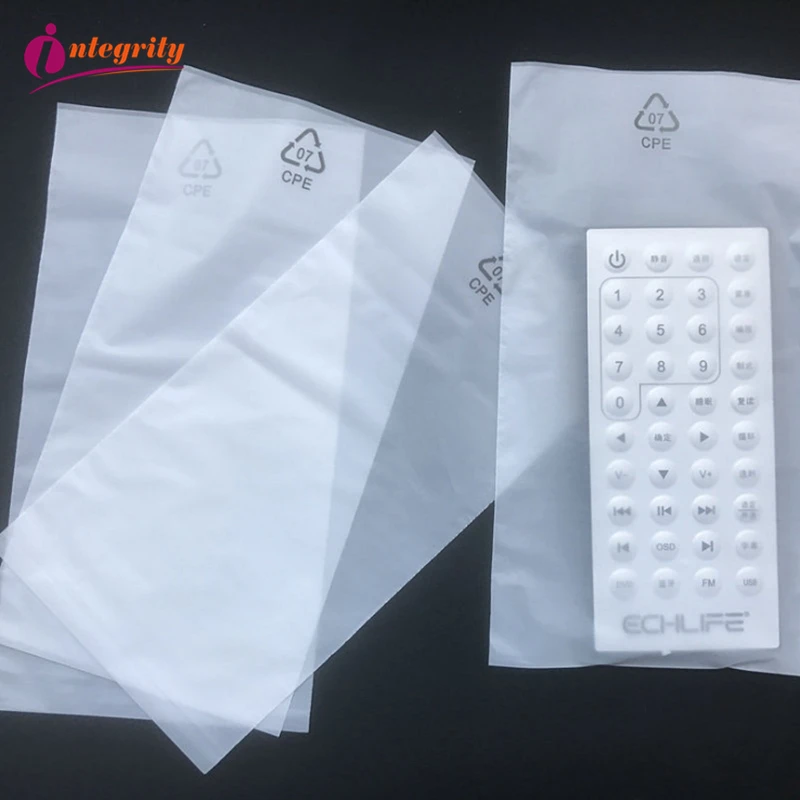 integrity cpe open top frosted packaging bags translucent plastic digital electronic product cell phone battery package pouches free global shipping