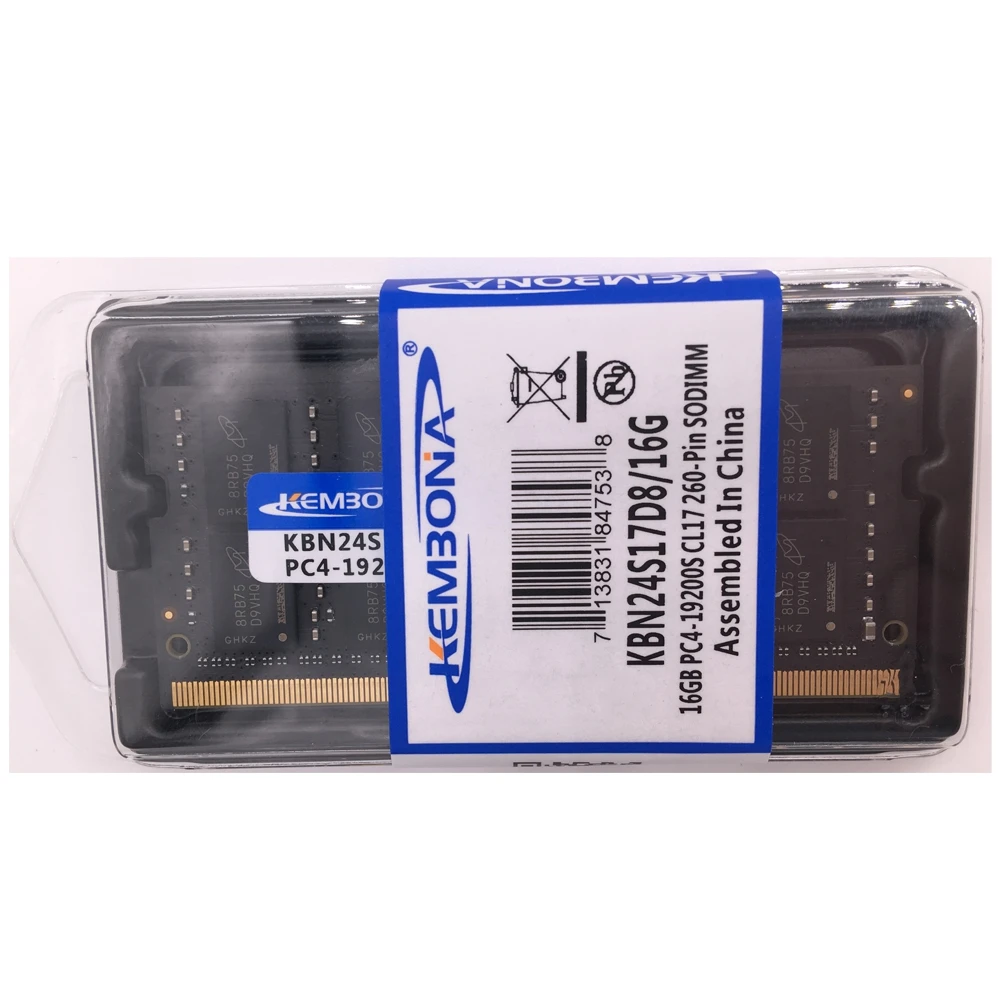 KEMBONA Memory RAM LAPTOP DDR4 16GB 2400MHZ 16G for Notebook SODIMM RAM MODULE 260PIN Free Shipping
