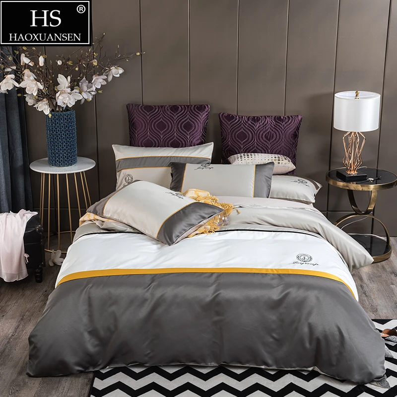 Quiet Grey White Lattice Design Duvet Cover Bedsheet/fitted Sheet Bed Covers Pillowcase