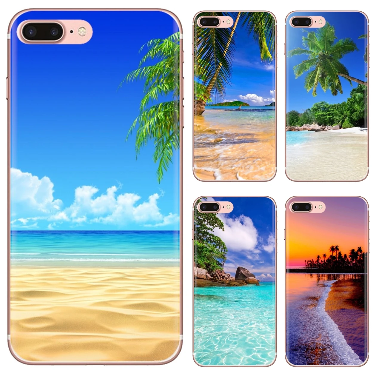 Для Samsung Galaxy J5 J6 J7 J8 J1 J2 J3 J4 Plus 2018 Prime 2015 2016 2017 пляж обои 2 Силиконовый чехол для