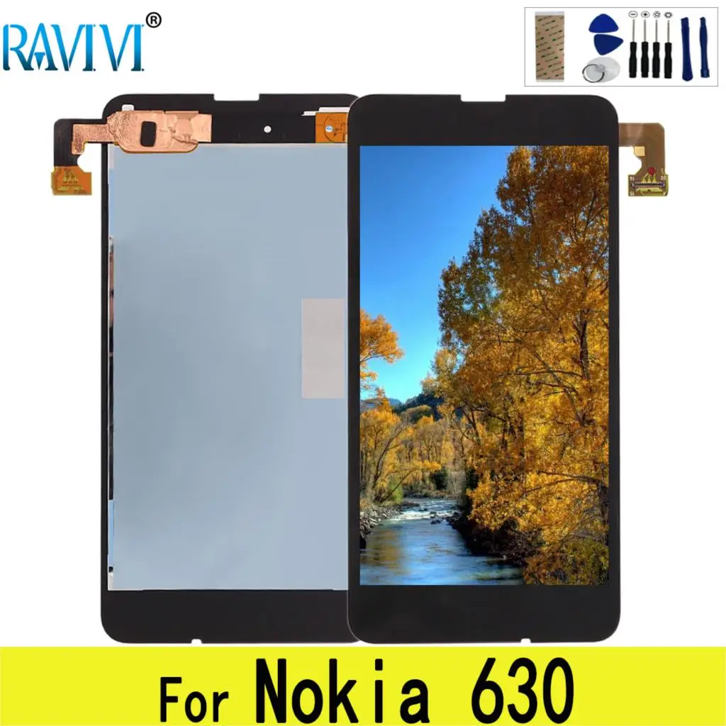 630 ЖК дисплей для Nokia Lumia сенсорный экран дигитайзер в сборе Замена Lumia630|Экраны