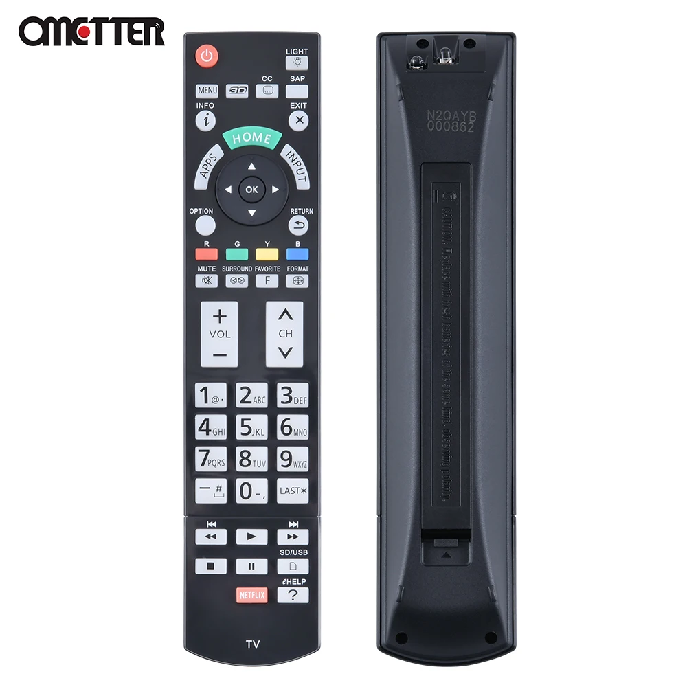 

Suitable for Panasonic TV remote control N2QAYB000862 N2QAYB000863 N2QAYB000703 N2QAYB000074