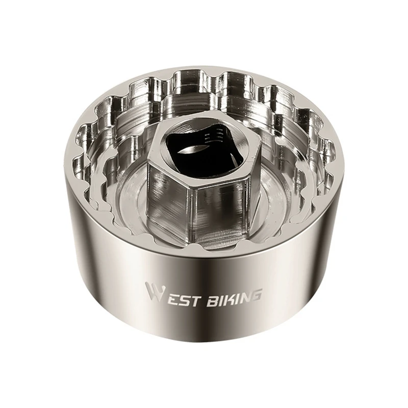 

WEST BIKING 5 in 1 Bicycle Bottom Bracket Remover Repair Tools for R60 BB-9100 DUB16T FSA386 Riding Bicycle Parts