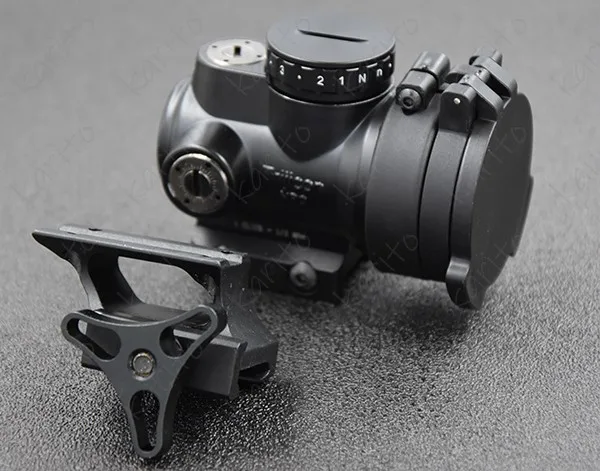Тактический Trijicon MRO стиль 1x Красная точка прицел с QD Пикатинни Крепление черный