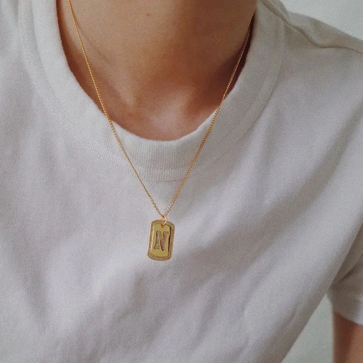 

Timeless Wonder Fancy Zirconia Letter Chains Necklace Women Jewelry Designer Top Ins Party Date Gift Initial Trendy Mix New 7022