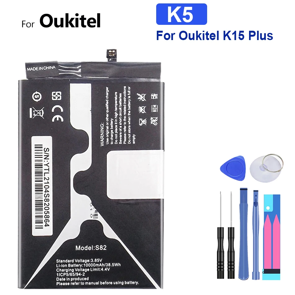 

Mobile Phone Battery 10000mAh For Oukitel K15 Plus K15Plus