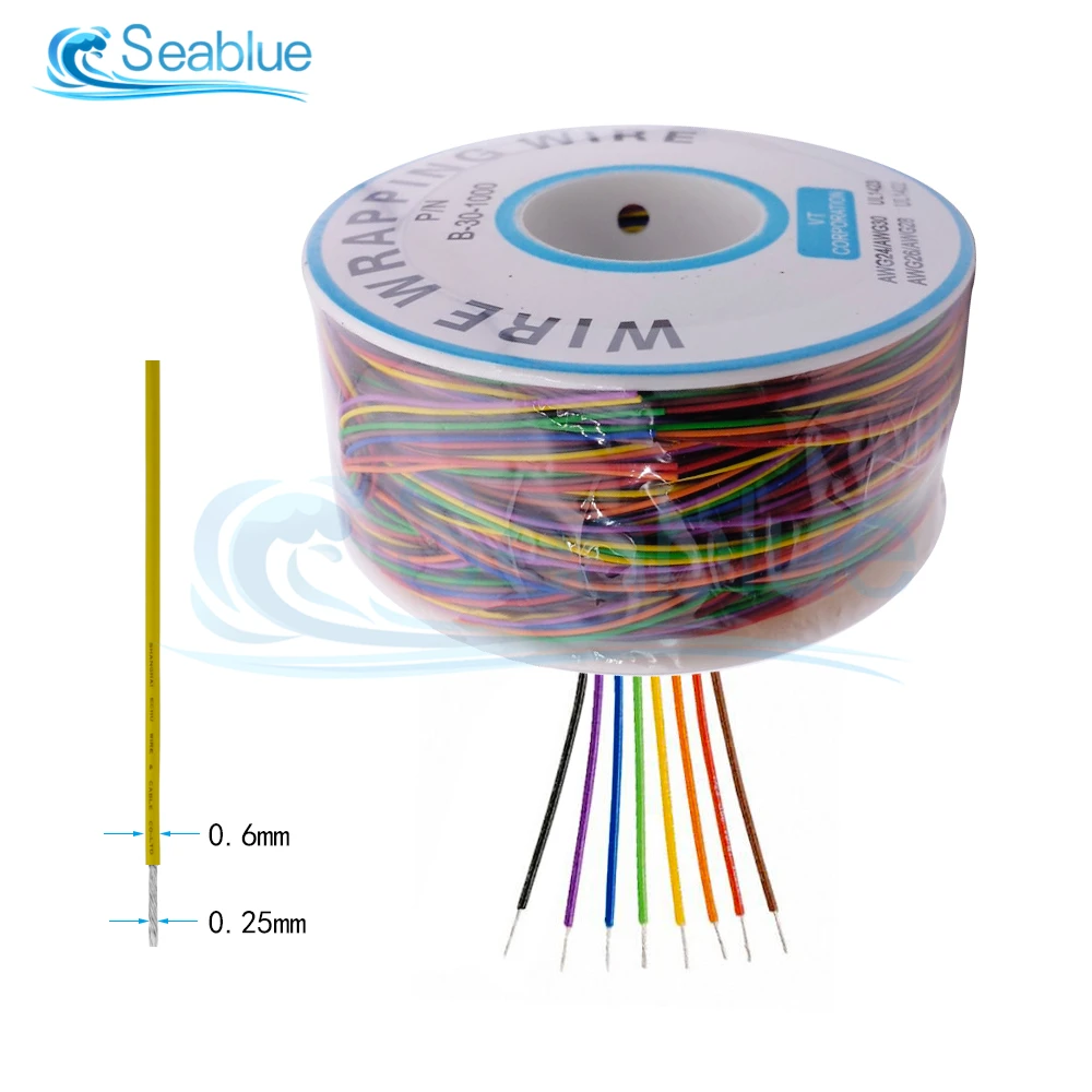 

Aideepen 30AWG изолированный провод из луженой меди 250 м