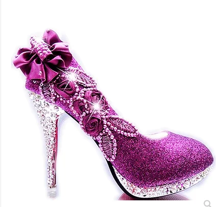 Элегантные женские туфли с острым носком босоножки закрытой пяткой Цветы Стразы