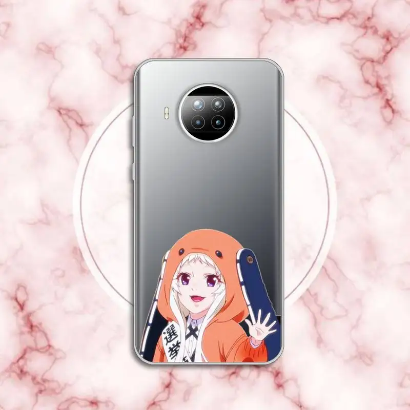 

Kakegurui Jabami Yumeko Japanese Anime high quality Phone Case shell Transparent for Xiaomi Redmi note 10 t 8 9 pro lite 11