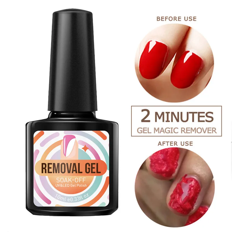 Волшебное средство для удаления лака ногтей гель с нулевым повреждением