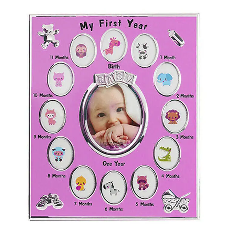 Фоторамки MY FIRST YEAR DIY Baby Growth 12 месяцев дисплей для фотографий домашний декор
