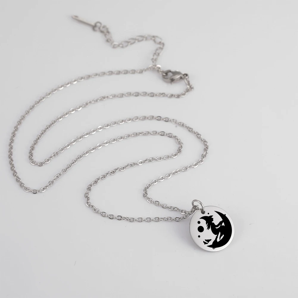 Ожерелье с круглой подвеской My Shape из нержавеющей стали винтажное женское