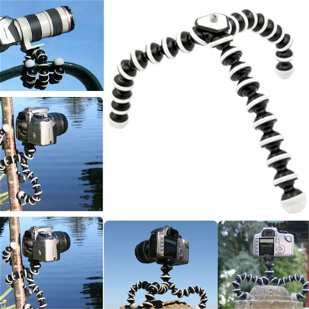 Octopus Tripod Lightweight Portable Mobile Camera Holder Clip Smartphone Monopod Tripe Stand S M L XL Size for Phone | Электроника