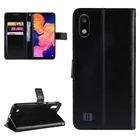 Для Samsung Galaxy A10 чехол для телефона с откидывающейся крышкой для Samsung SM-A105F SM-A105G SM-A105M SM-A105N SM-A105FN Чехол Делюкс из искусственной кожи (полиуретан)