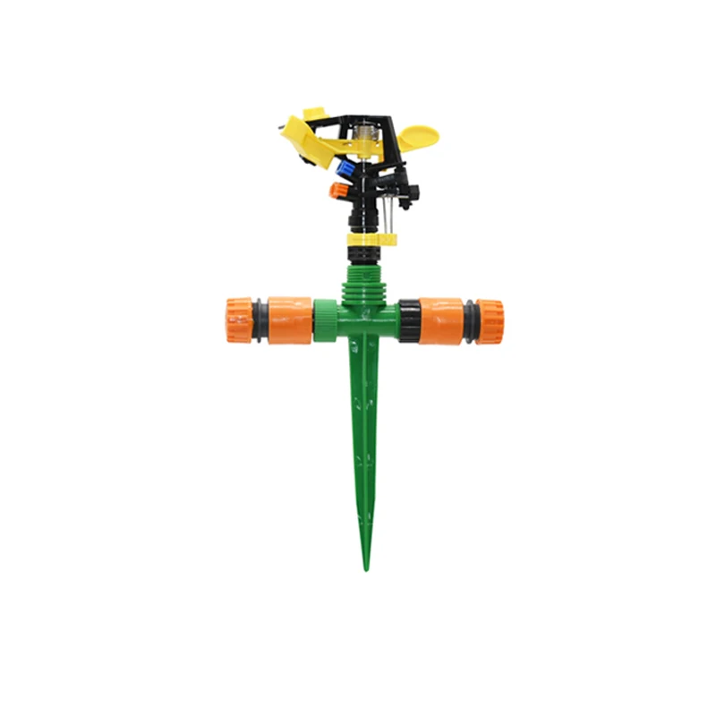 

360 degrees Rotating water sprinkler With support Rocker nozzle farm sprinklers used for watering & irrigatio 1set