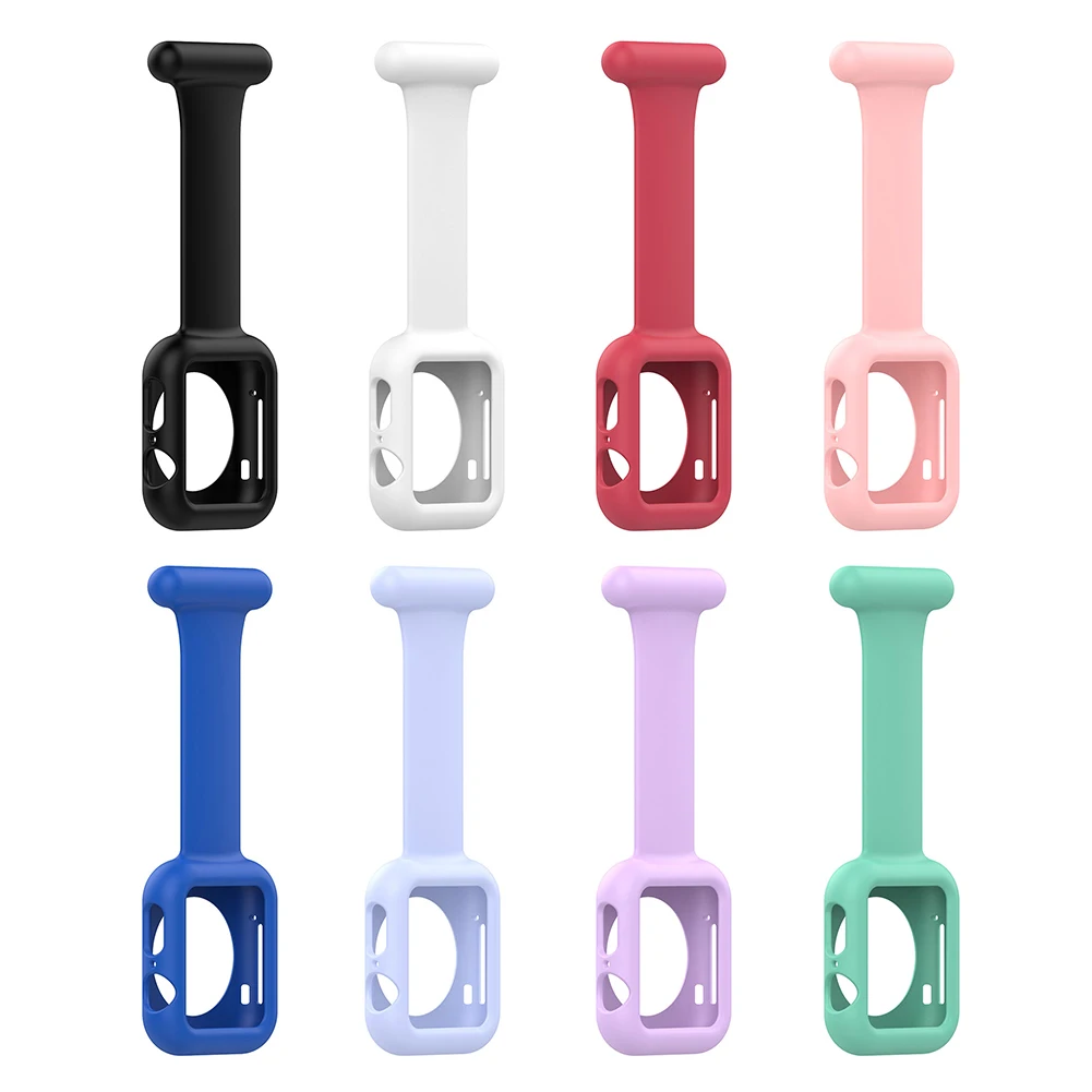 Силиконовый ремешок-брошь для браслета Apple Watch 38/42 мм серии 7/6/5/4/3/2/1/SE Доктор Медсестра Браслет-ремешок на запястье.