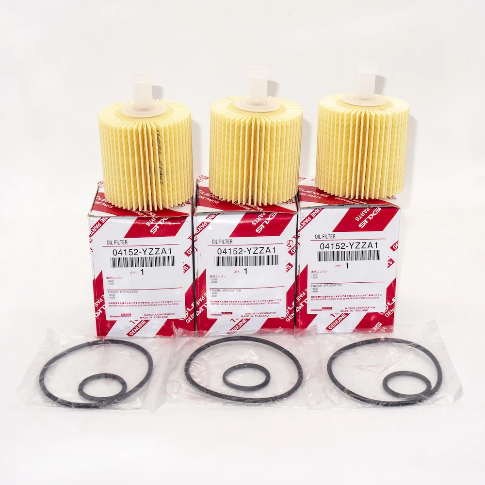 Подходит для Toyota Lexus Scion OEM масляный фильтр 04152-YZZA1 - Цвет: 3pcs