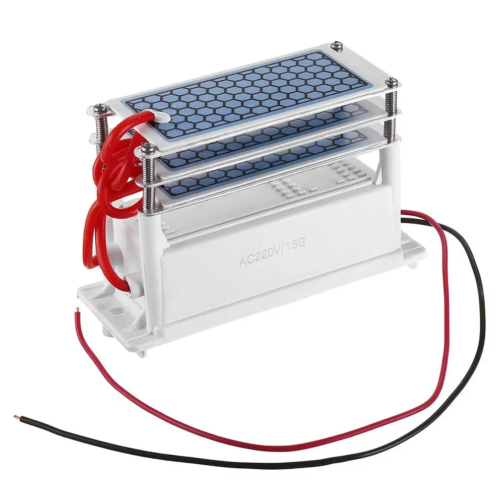 

EU US 110V/220V Ozone Generator 15g/ h Air Purifier Chip Active Oxygen Disinfection Machine
