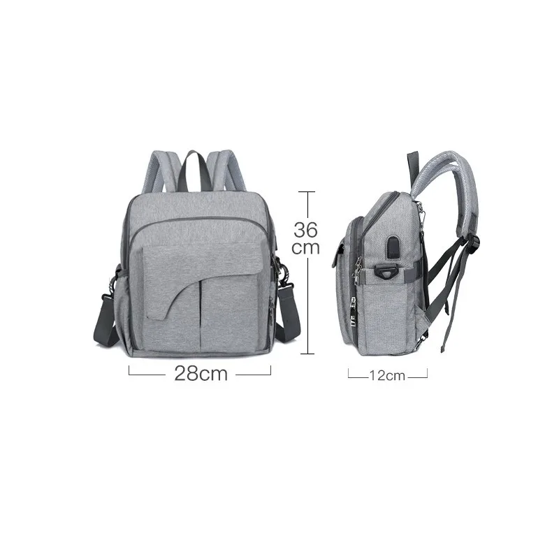 

5Color Baby Diaper Bag Multifunction Folding Baby Mom Travel Backpack Large Capacity Nappy Maternity Care Women Bag Nursing Bags