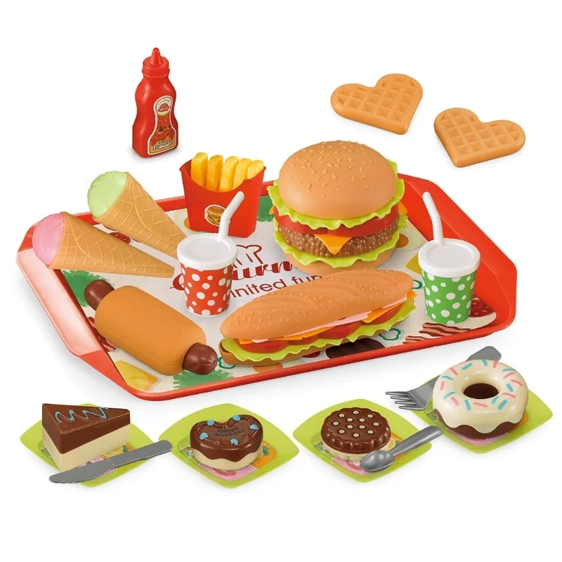 

French Fries Kitchen Set Toys Children Pretend Simulation Food Toys
