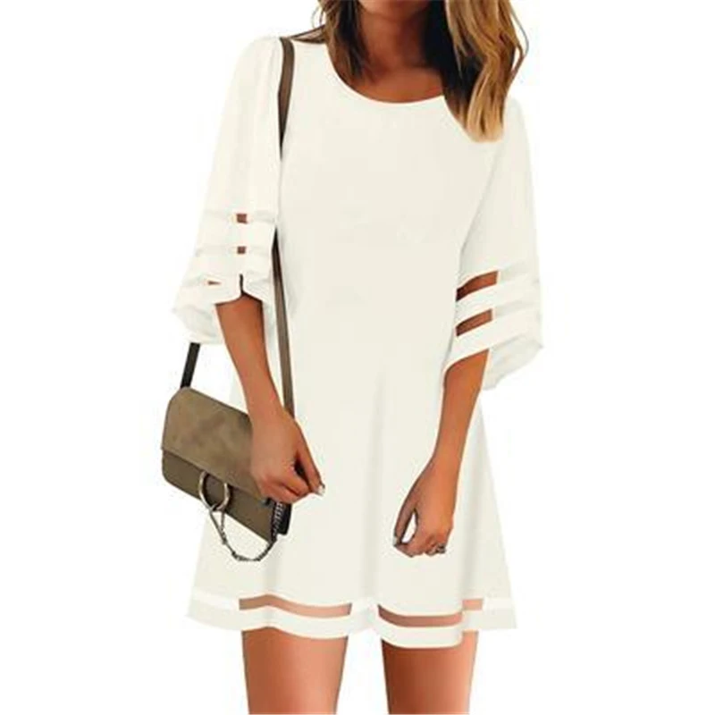 Новинка 2019 летнее платье для женщин свиданий покупок мини повседневные