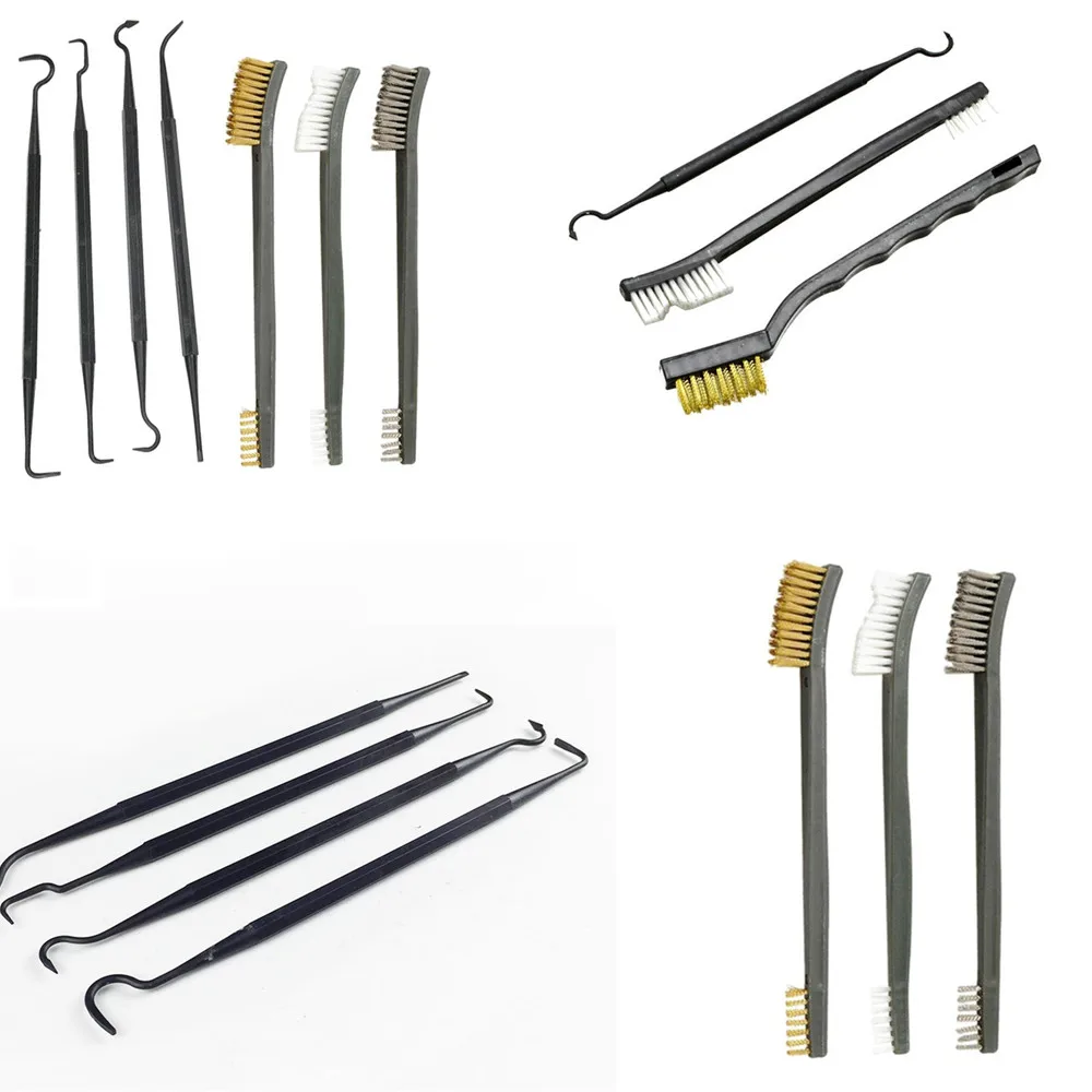 Набор для чистки пистолета 7 шт./компл. аксессуары охотничьего стальная щетка
