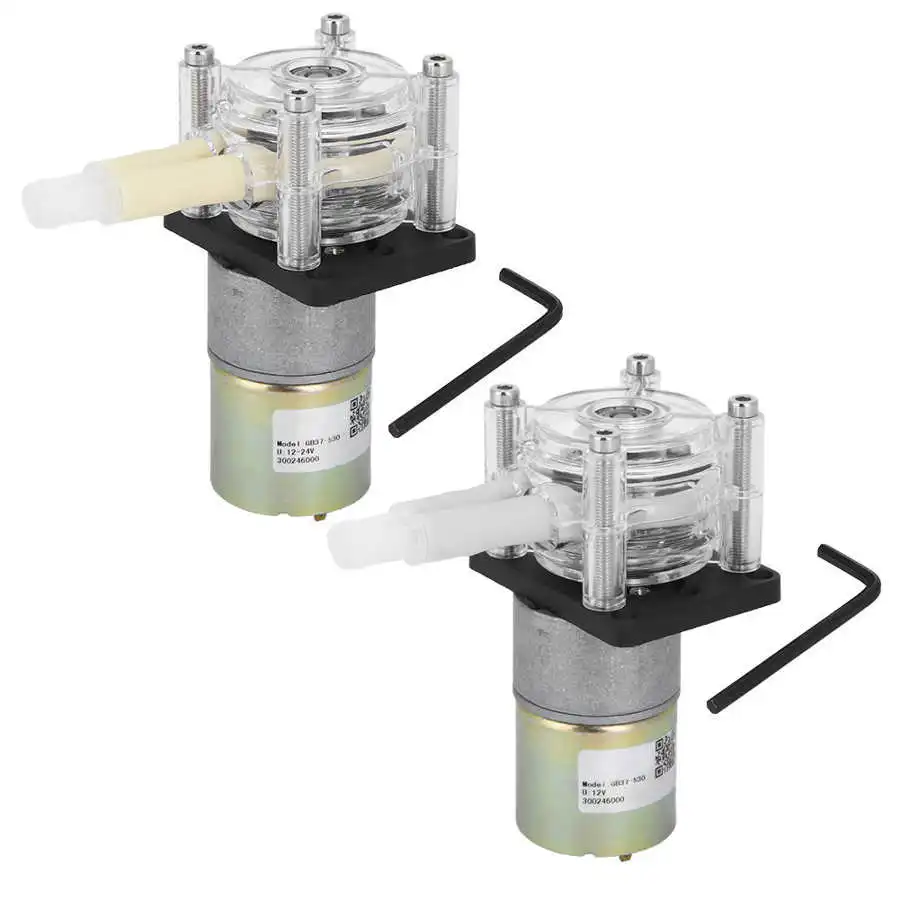 Перистальтический самовсасывающий насос постоянного тока 12 В 24 рама колеса из