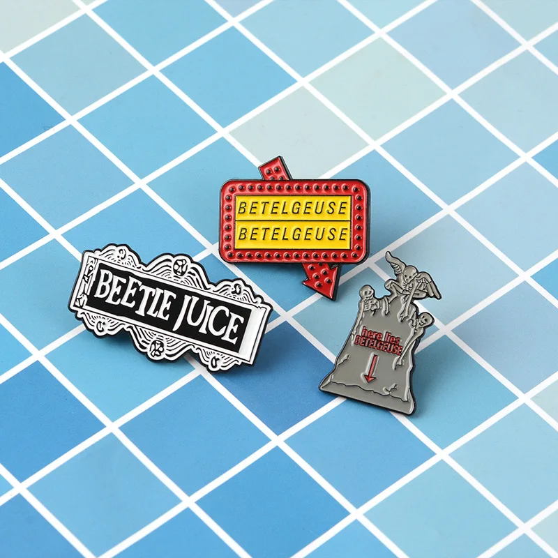 Значки с героями мультфильмов Жук сок Броши для женщин фильм подзаголовок брошь